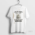 Official Skeleton I Have Two Settings Calm And Category Five Hurricane Shirt
