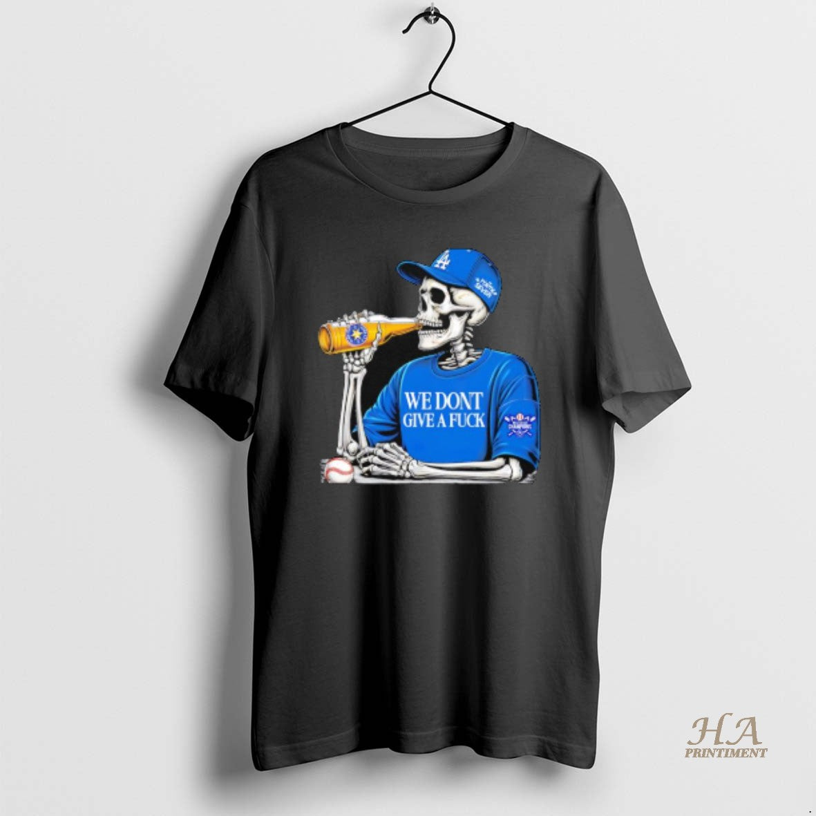 Official Skeleton La Dodgers We Dont Give A Fuck