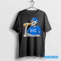 Official Skeleton La Dodgers We Dont Give A Fuck Tee Sweater