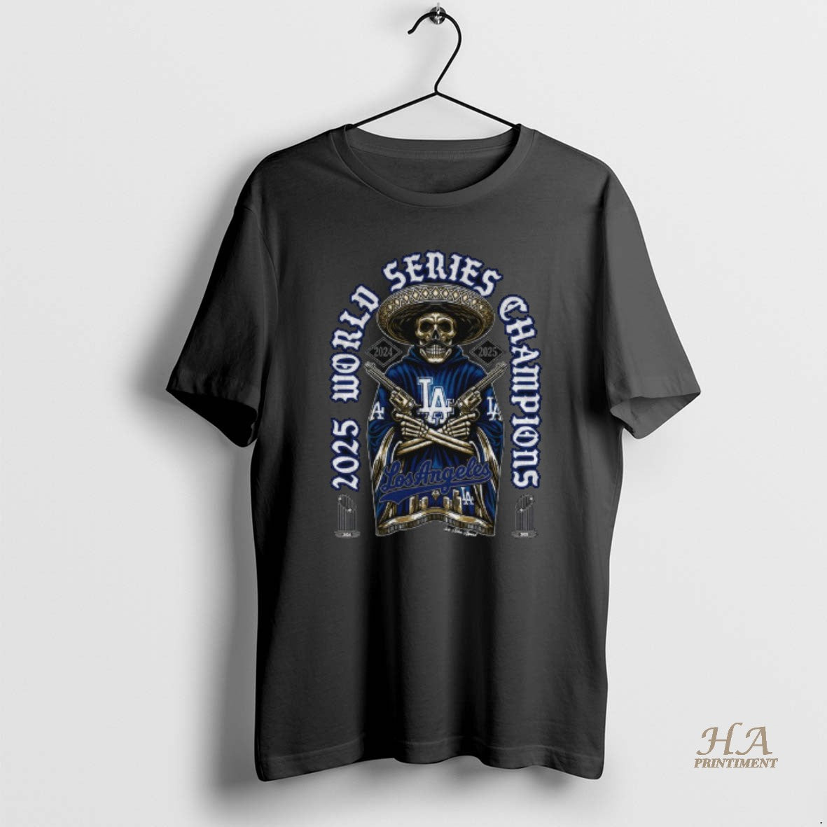 Official Skeleton Mexico Los Angeles Dodgers Back 2 Back World Series Champions Game 7 Of