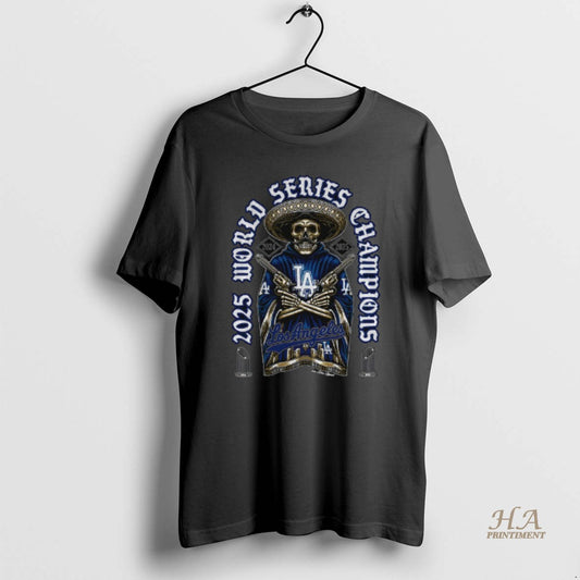 Official Skeleton Mexico Los Angeles Dodgers Back 2 Back World Series Champions Game 7 Of