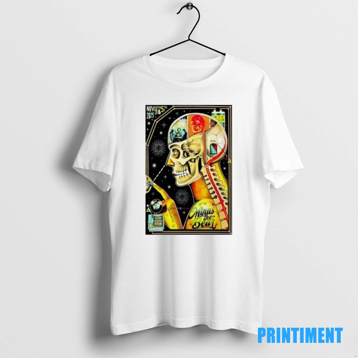 Official Skeleton Minus The Bear Nov 4 5 2025 9 30 Club Washington Dc Tee