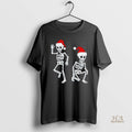 Official Skeleton Santa Hat Anti Trump Merry Christmas
