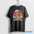 Official Skeleton Oh Look Nobody Gives A Shit Tee Sweater