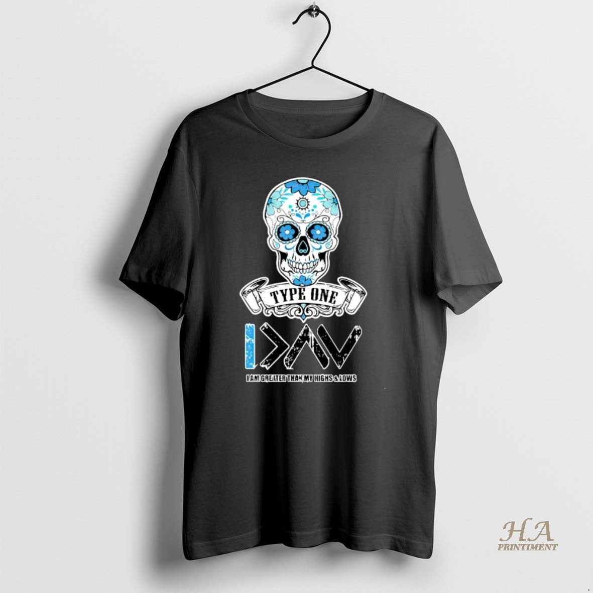 Official Skull I Am Greater Than My Highs And Lows Christmas