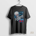 Official Skull Los Angeles Dodgers Mlb Baseball 2025 To Live And Die In Dodgers