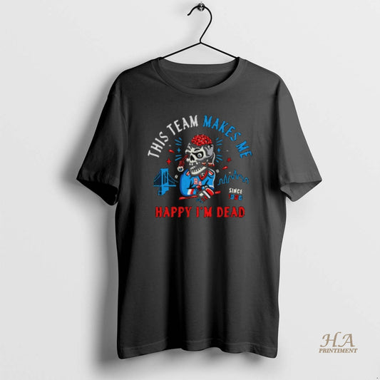 Official Skull New York Rangers Hockey This Team Makes Me Happy Im Dead