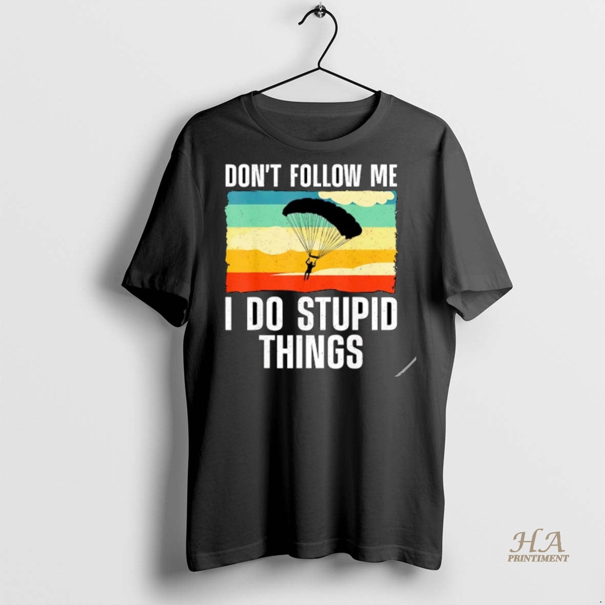 Official Skydiving Dont Follow Me I Do Stupid Things Christmas Shirt
