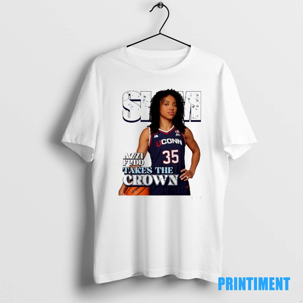 Official Slam Uconn Huskies Azzi Fudd Takes The Crown Tee Sweater