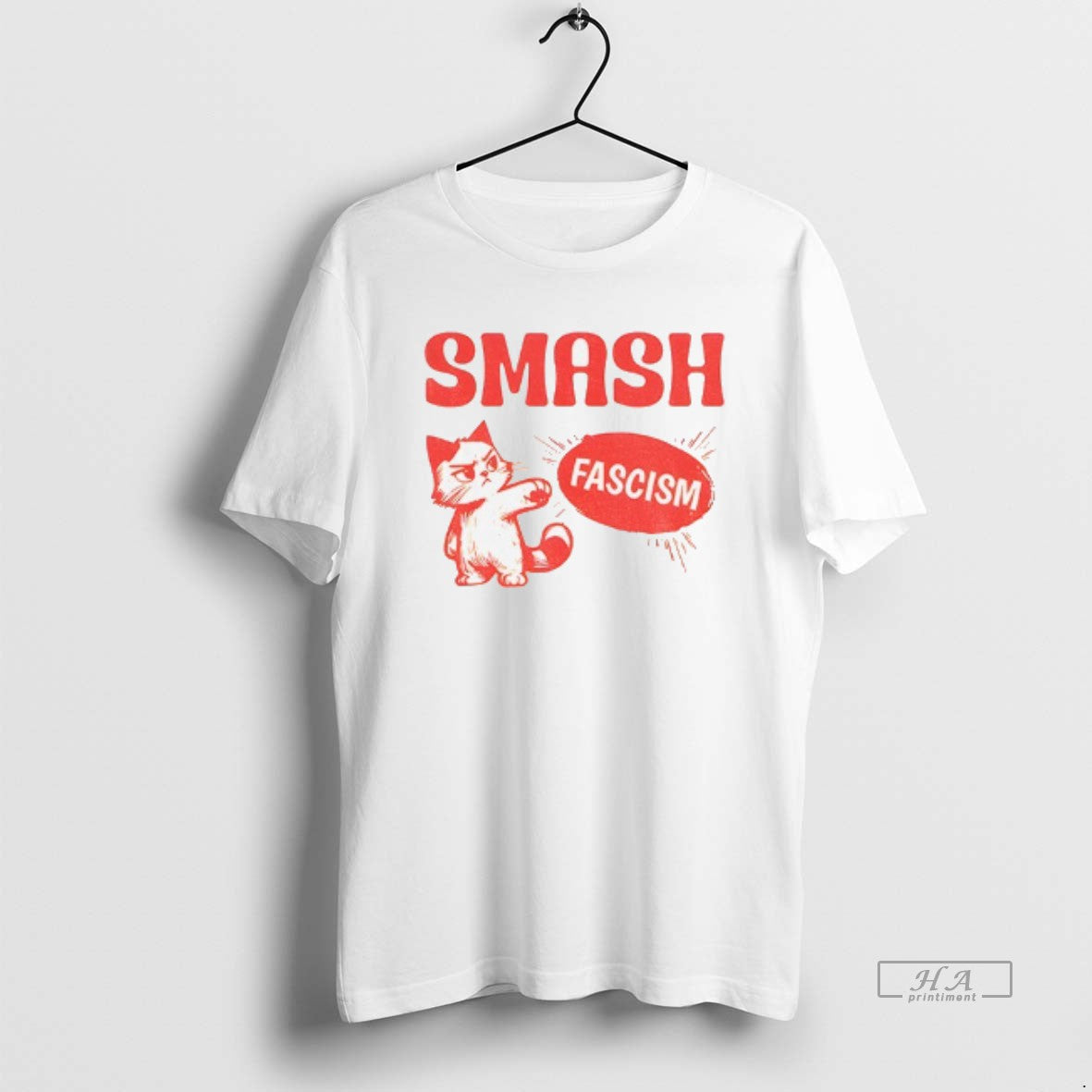 Official Smash Fascism Feminist Cat