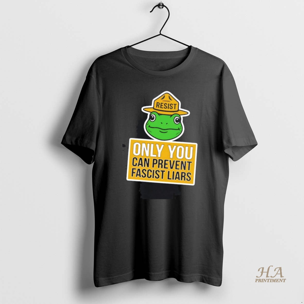 Official Smokey Frog Resist Only You Can Prevent Fascist Liars