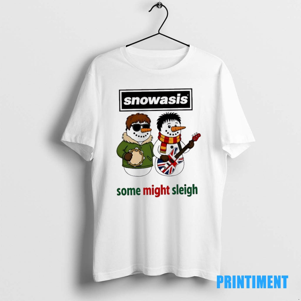 Official Snowasis Some Might Sleigh Brothers Music Christmas 2025 Tee Sweater