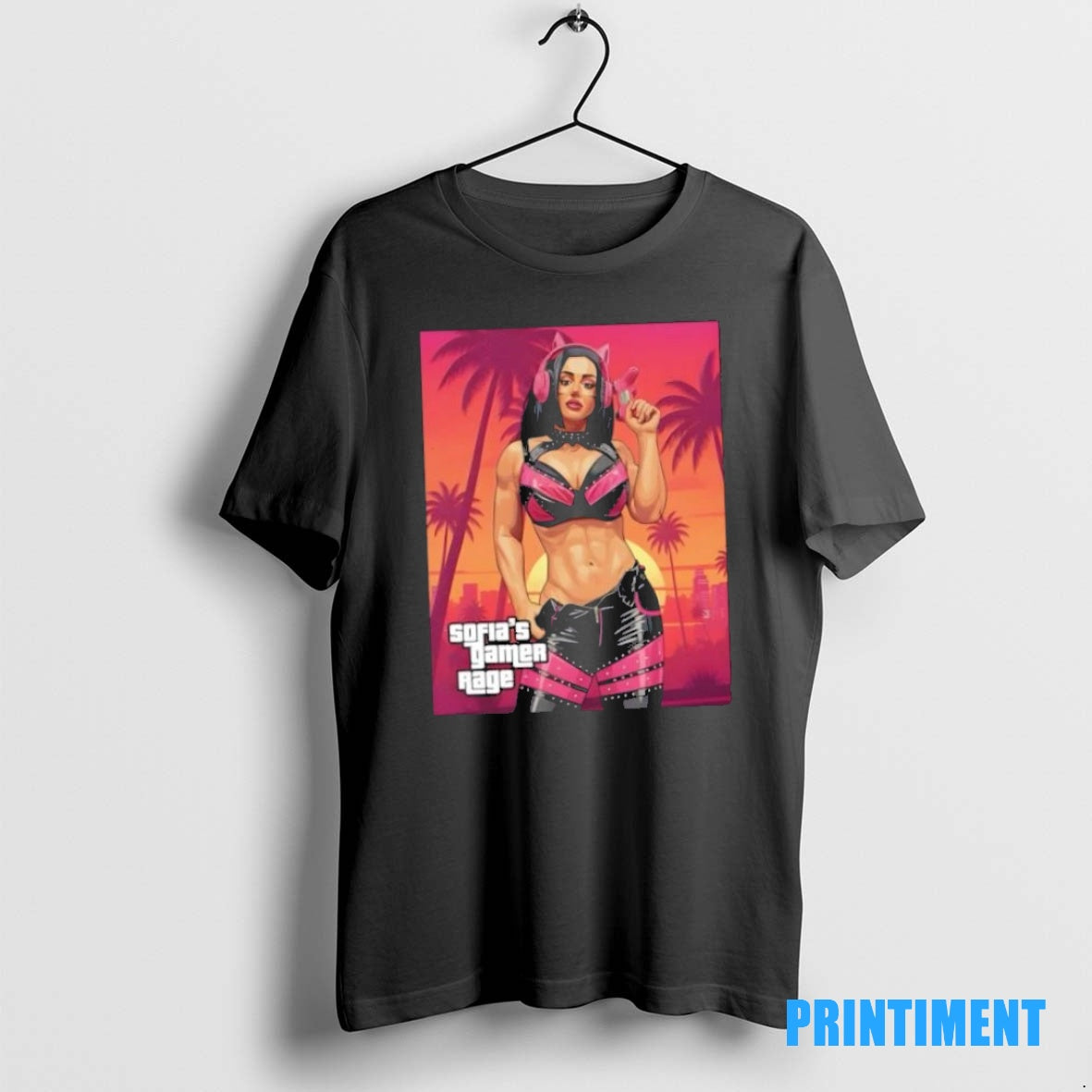 Official Sofia Sivan Wrestling Gta Style Tee Sweater