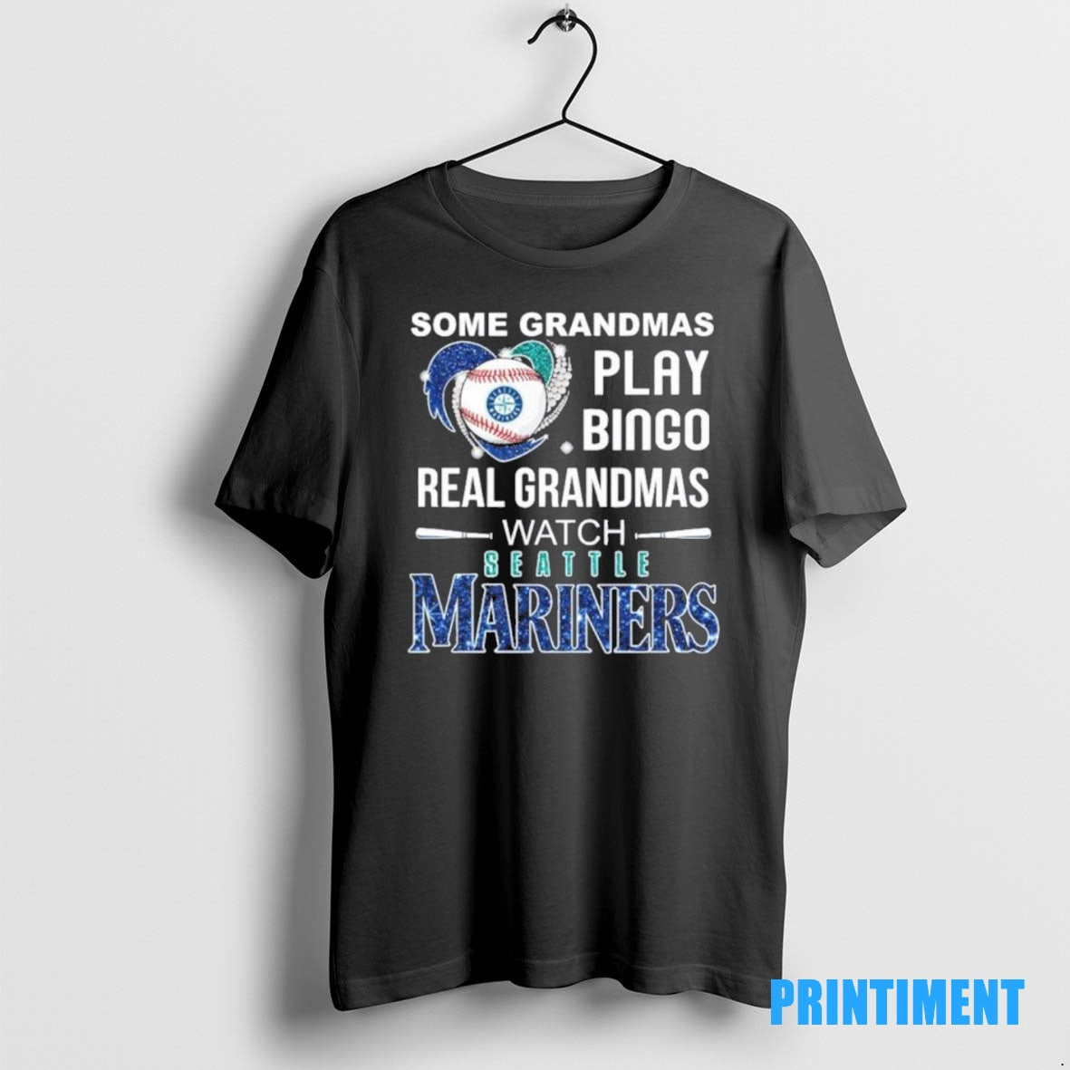 Official Some Grandmas Play Bingo Real Grandmas Watch Seattle Mariners Postseason Tee Sweater