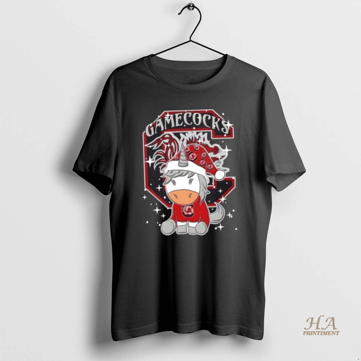Official South Carolina Gamecocks Football X Unicorn Merry Christmas
