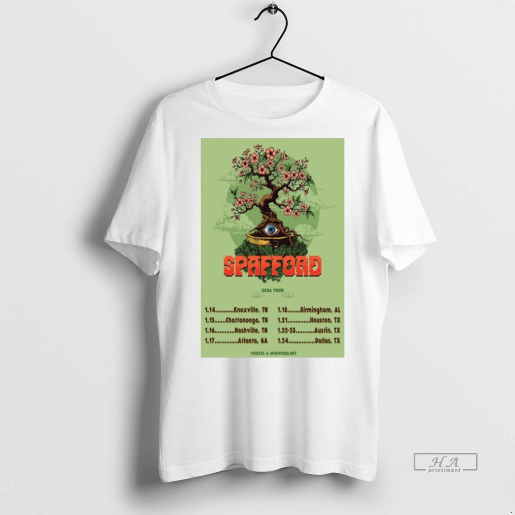 Official Spafford 2026 Tour Shirt