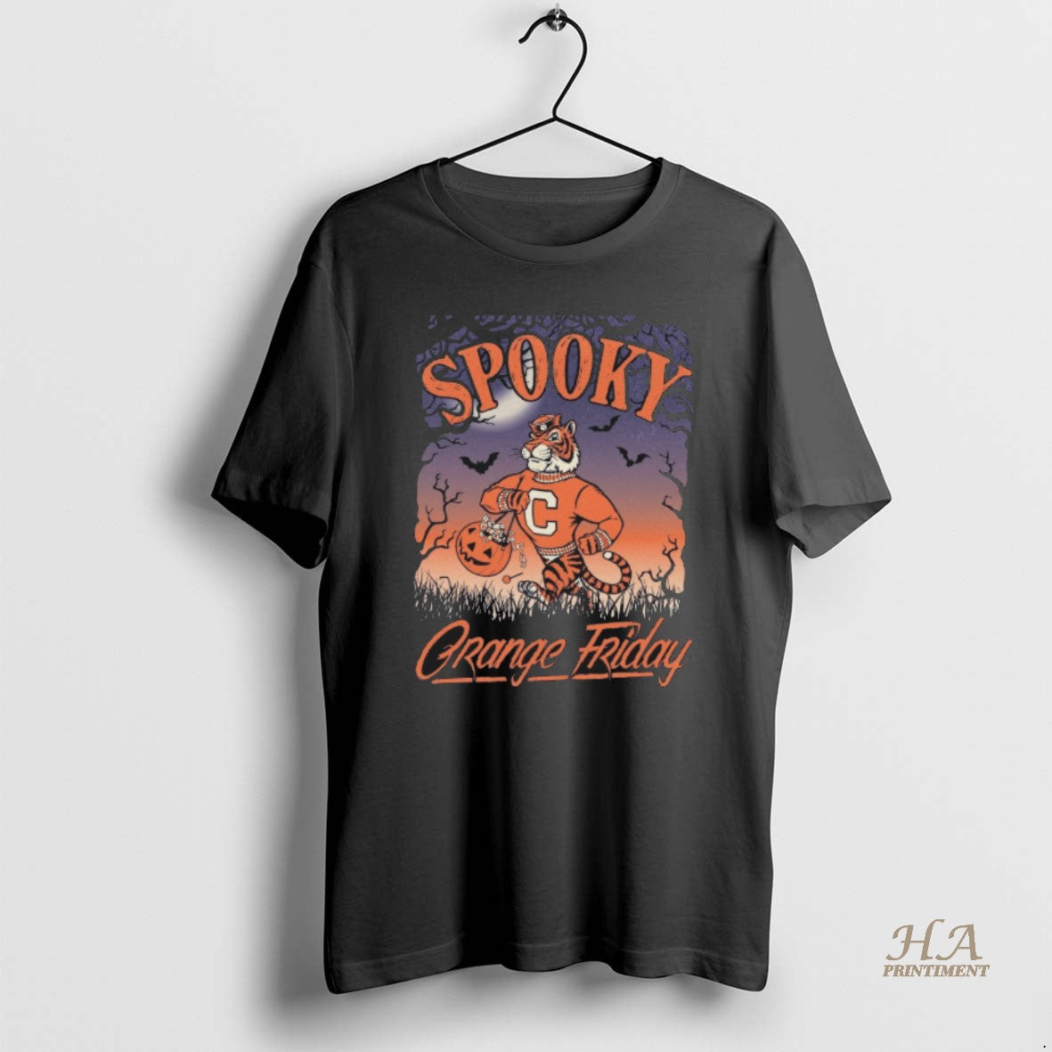 Official Spooky Orange Friday In Tigertown Clemson Tigers Halloween 2025