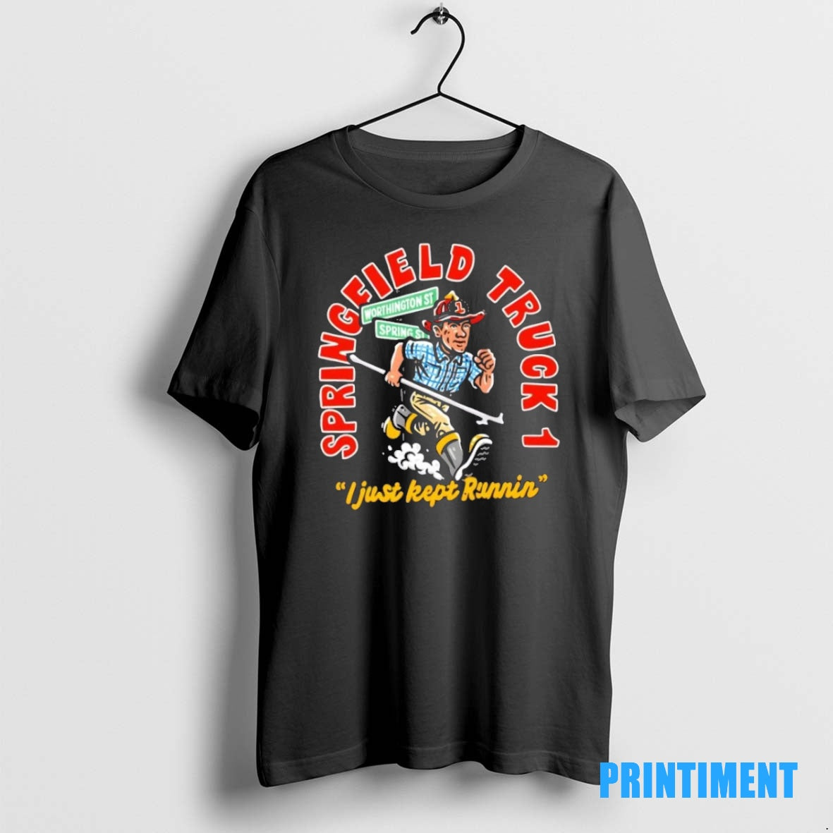 Official Springfield Fire Truck 1 I Just Kept Runnin Tee Sweater