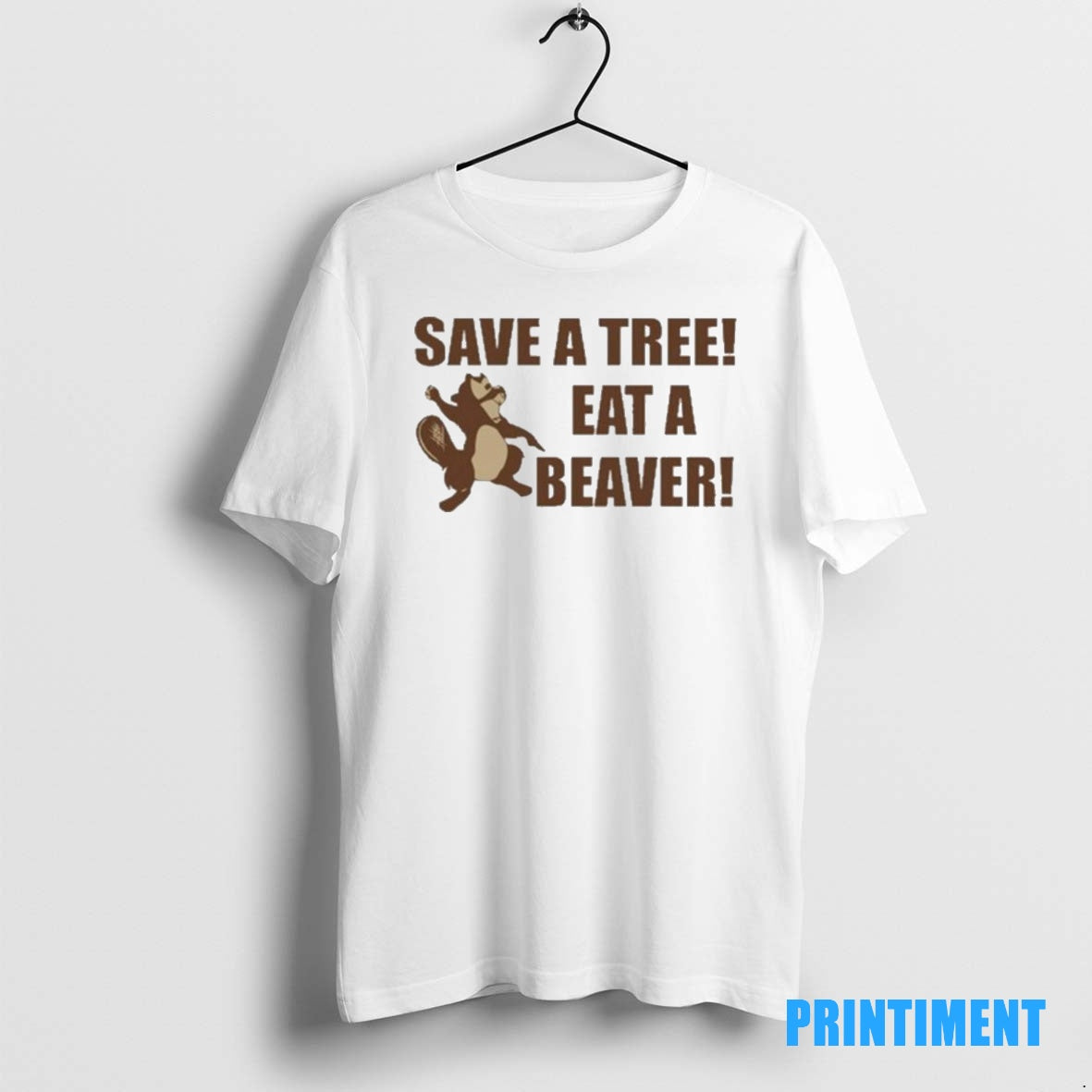 Official Squirrel Save A Tree Eat A Beaver Tee Sweater