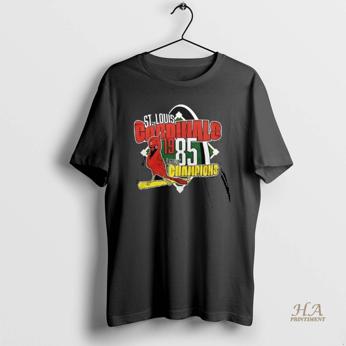 Official St Louis Cardinals 1985 Legue Champions Logo Vintage
