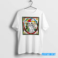 Official Stained Glass Hohoho 2 Christmas Tee Sweater