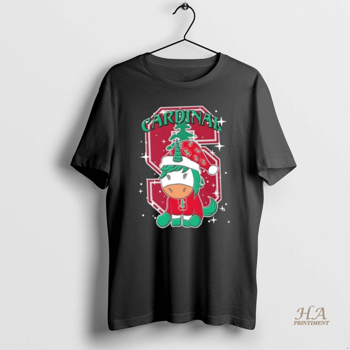 Official Stanford Cardinal Football X Unicorn Merry Christmas