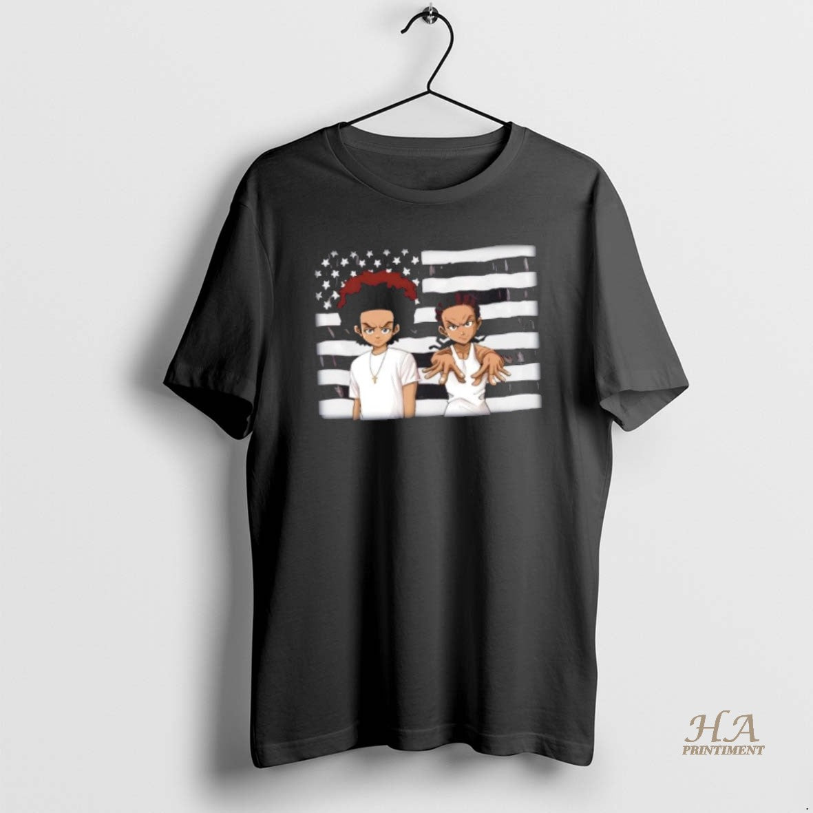 Official Stankonia Boondocks Usa Flag Caricature