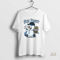 Official Stay Frosty Pittsburgh Snowman With Icey Light In Hand Mens White Tee