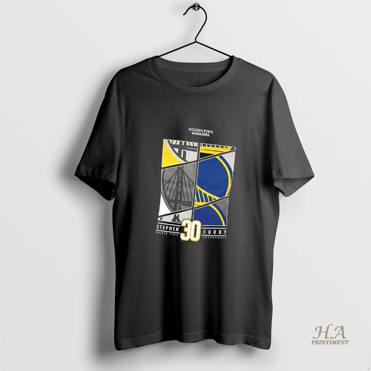 Official Stephen Curry Golden State Warriors Number 30 Collage Logo