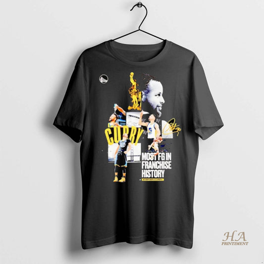Official Stephen Curry Most Fg In Franchise History Shirt