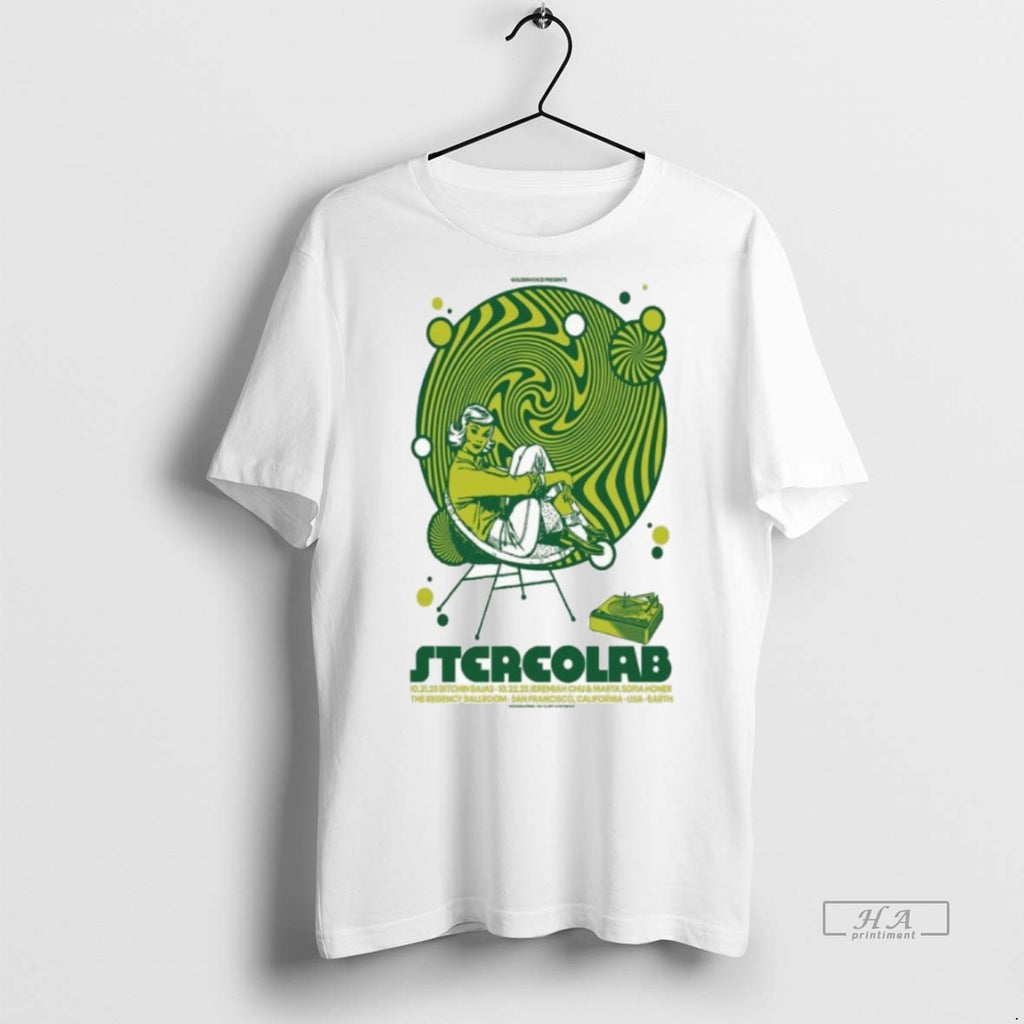 Official Stereolab Nov 21 22 2025 The Regency Ballroom Tour Shirt