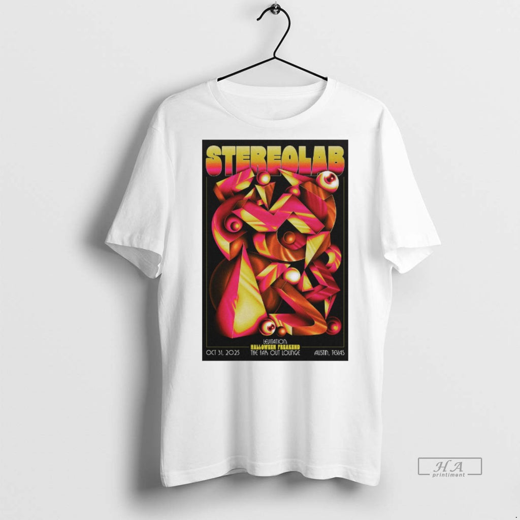 Official Stereolab October 31 2025 The Far Out Lounge In Austin Texas Shirt