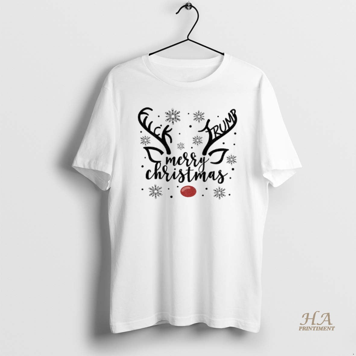 Official Subtle Anti Trump Christmas Raindeer