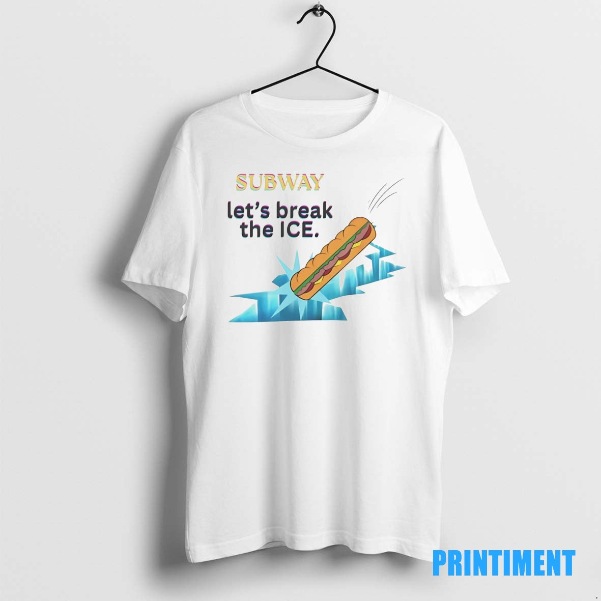 Official Subway Lets Break The Ice Tee Sweater