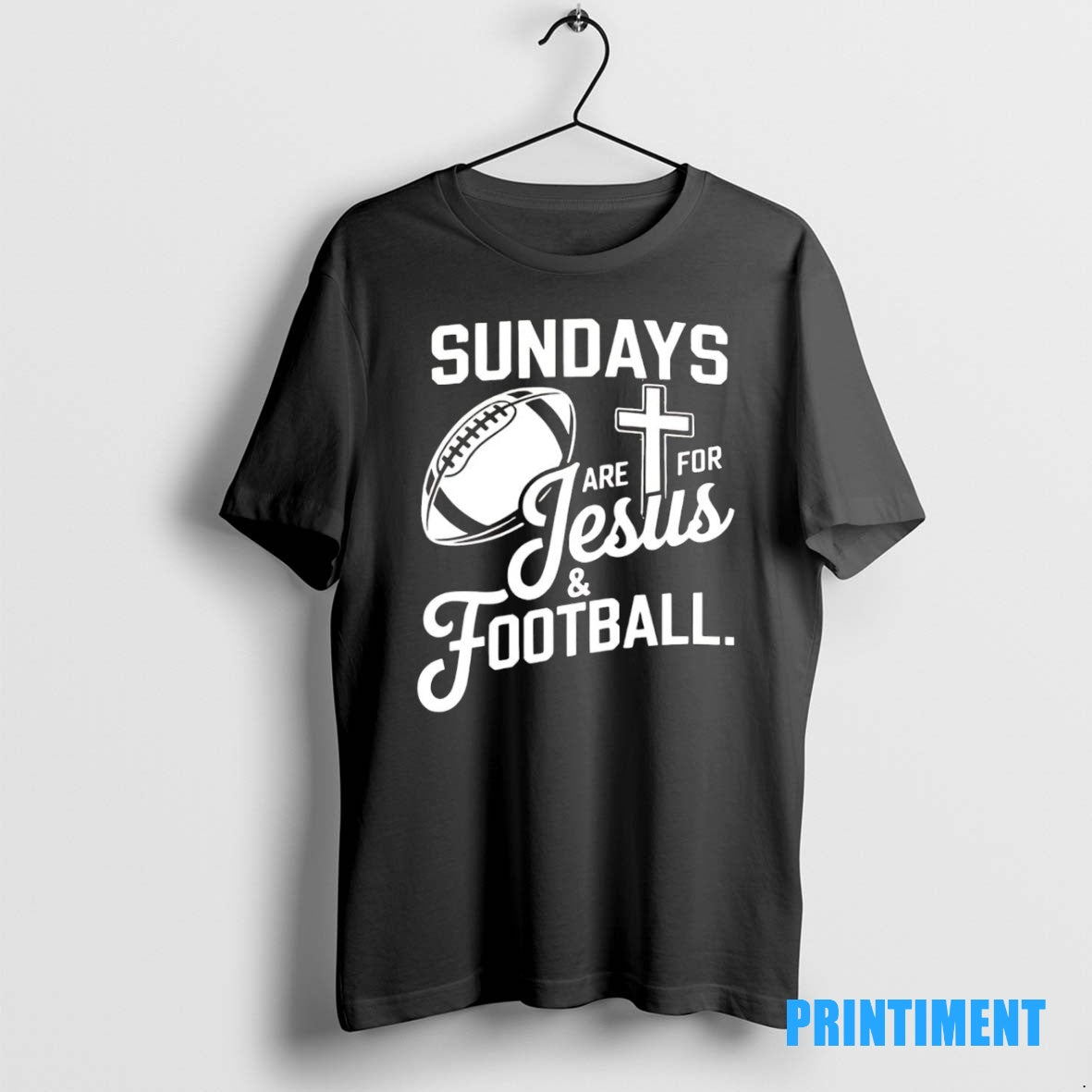 Official Sundays Are For Jesus And Football Tee Sweater