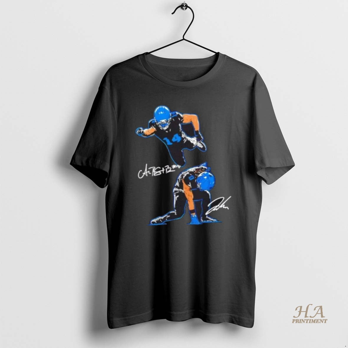 Official Superbrown And Spidergibbs Detroit Lions Logo 2 Sided