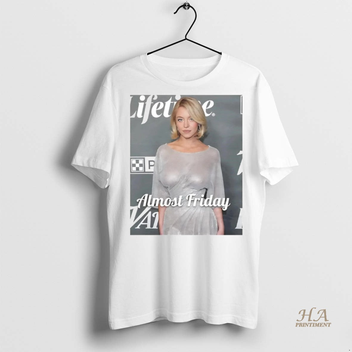 Official Sydney Sweeney See Through Dress Shirt