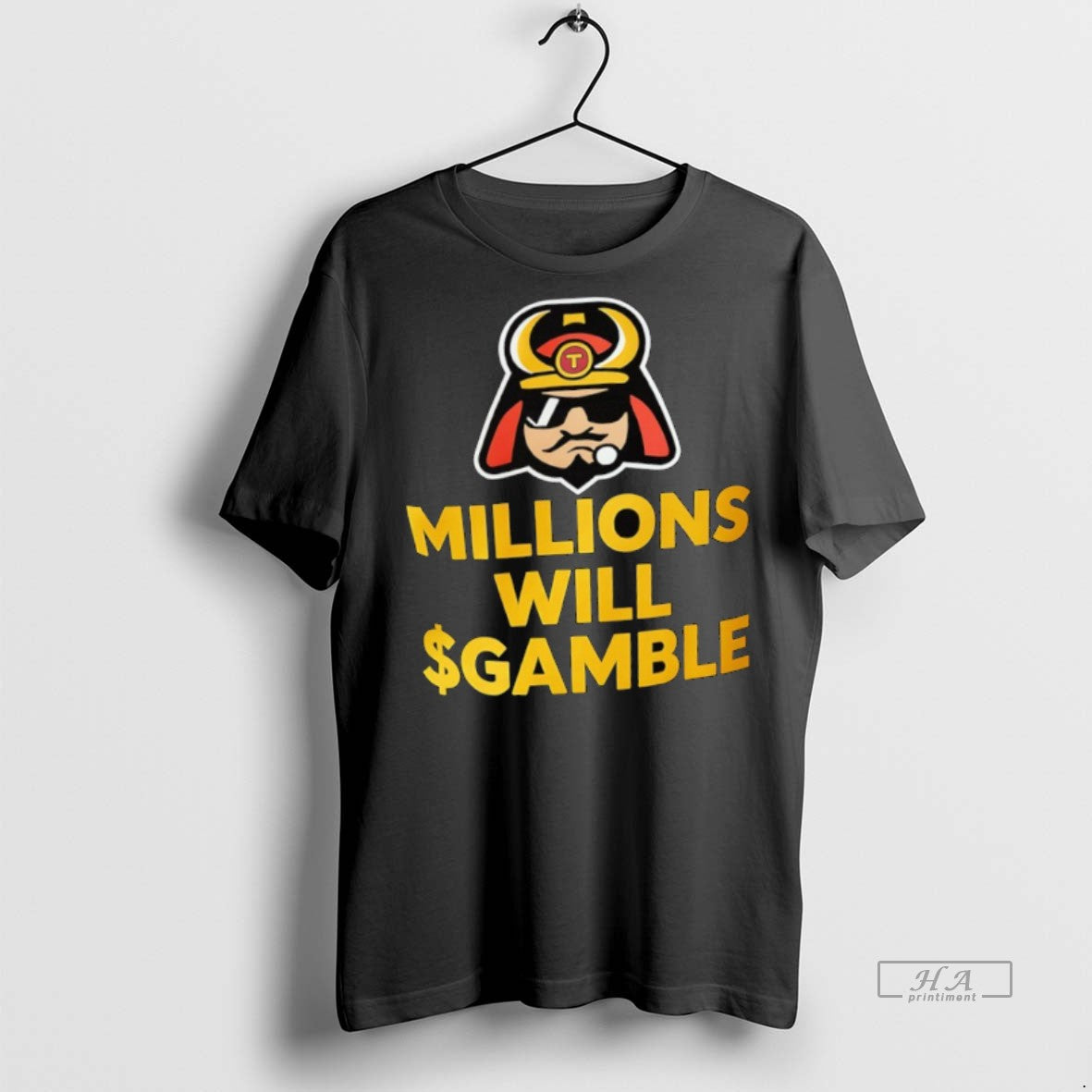 Official Tactical Fighter Squadron Millions Will Gamble Shirt