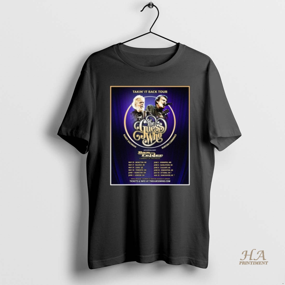 Official Takin It Back Tour The Guess Who Randy Bachman Burton Cummings With Special Guest