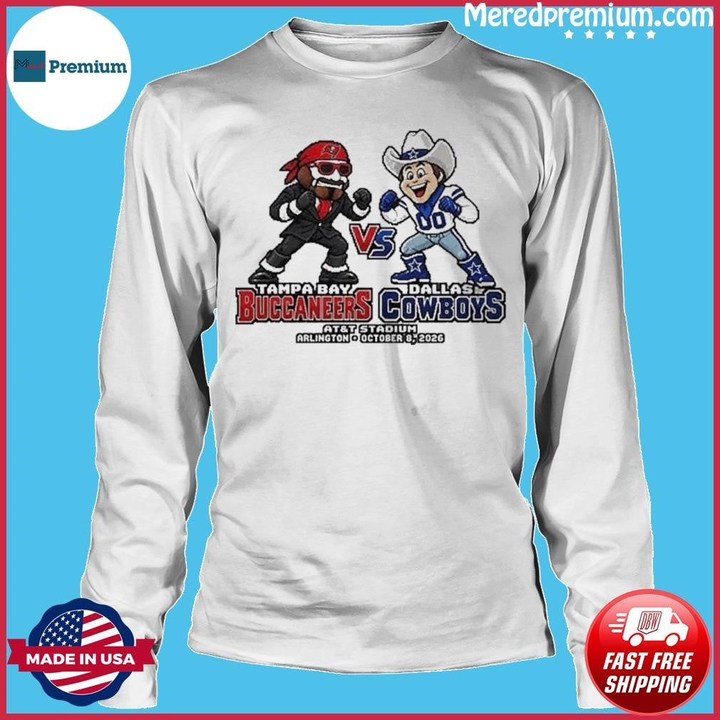 Tampa Bay Buccaneers Vs Dallas Cowboys Mascot AT&T Stadium Arlington October 8 2026 Shirt