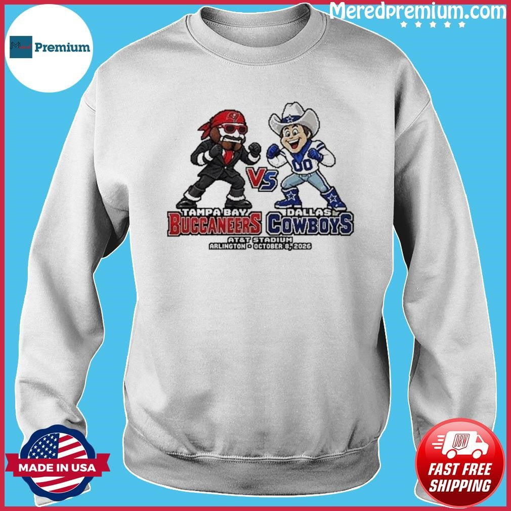 Tampa Bay Buccaneers Vs Dallas Cowboys Mascot AT&T Stadium Arlington October 8 2026 Shirt