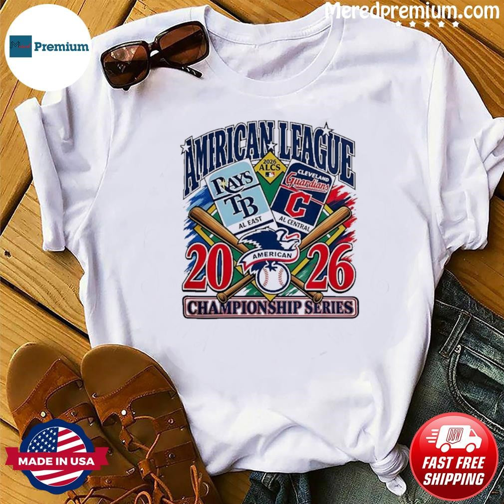 Tampa Bay Rays vs Cleveland Guardians 2026 ALCS Matchup Tickets T-Shirt