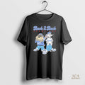 Official Tasmanian Devil Taz And Bugs Bunny Wearing Dodgers Back 2 Back Champions Pose