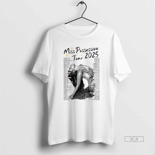 Official Tate Mcrae Singer Posing Miss Possessive Tour 2025 Vintage