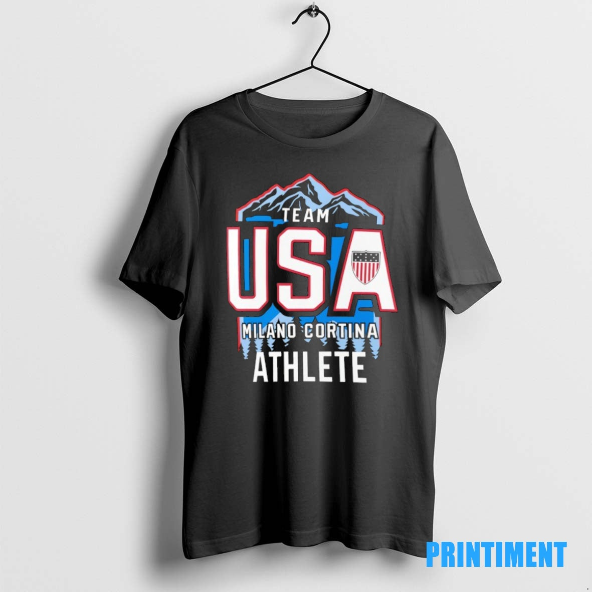 Official Team Usa Milano Cortina Athlete 2026 Winter Olympics Logo Tee Sweater