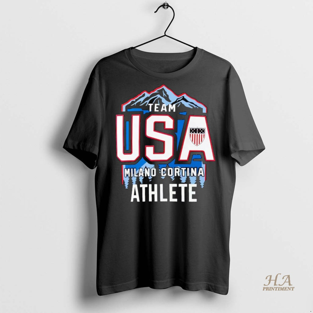 Official Team Usa Milano Cortina Athlete 2026 Winter Olympics Shirt