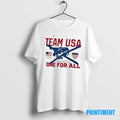 Official Team Usa One For All 2026 Winter Olympics Tee Sweater