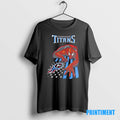 Official Tennessee Titans Spiderman America Flag Tee Sweater