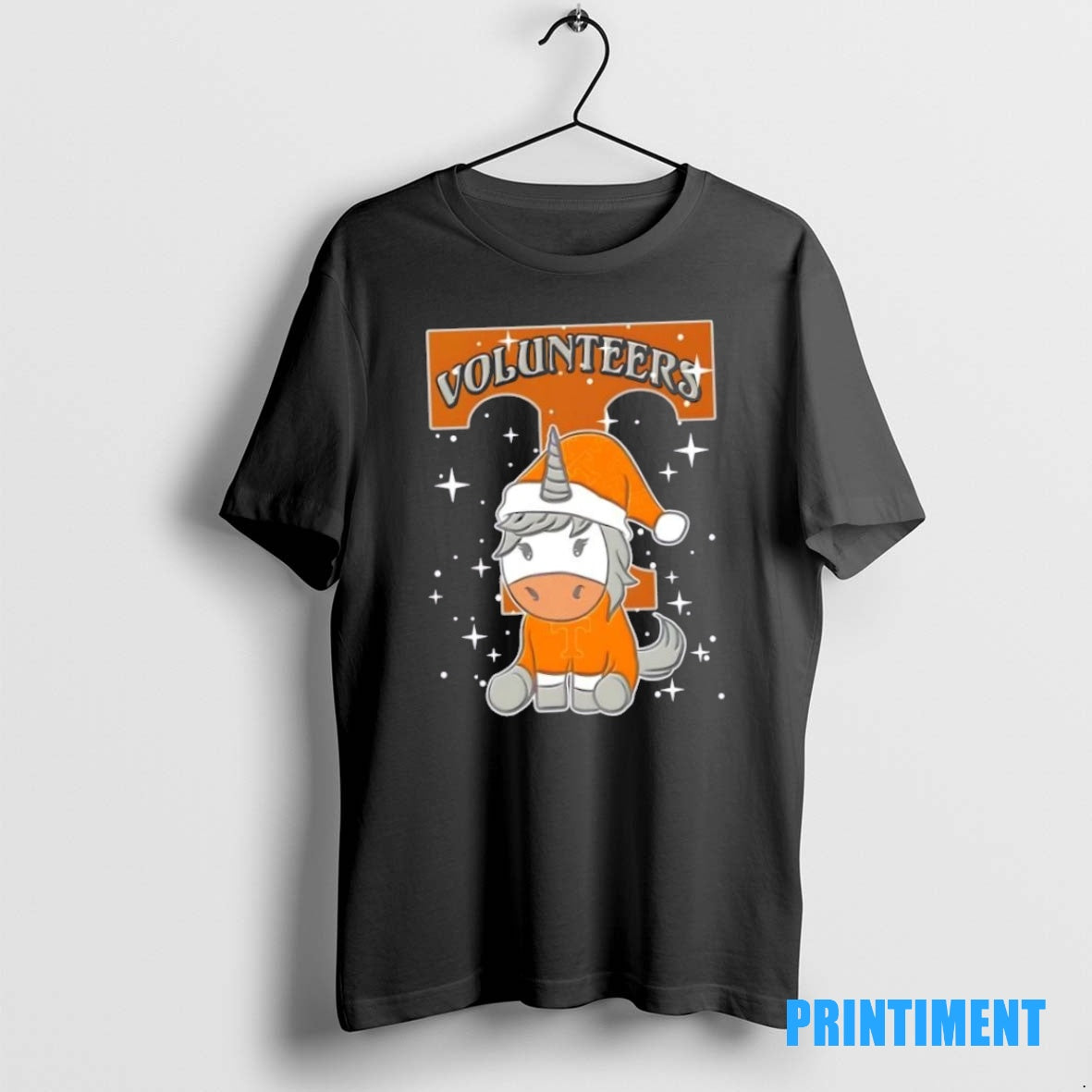 Official Tennessee Volunteers Football X Unicorn Merry Christmas Tee Sweater