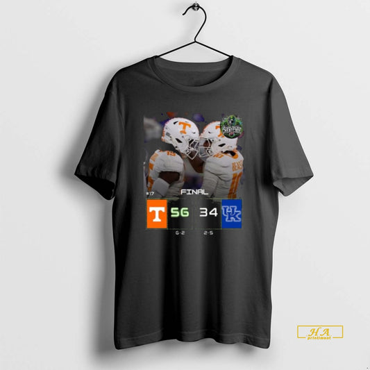 Official Tennessee Wins 56 34 Kentucky 2025 Gameday Football